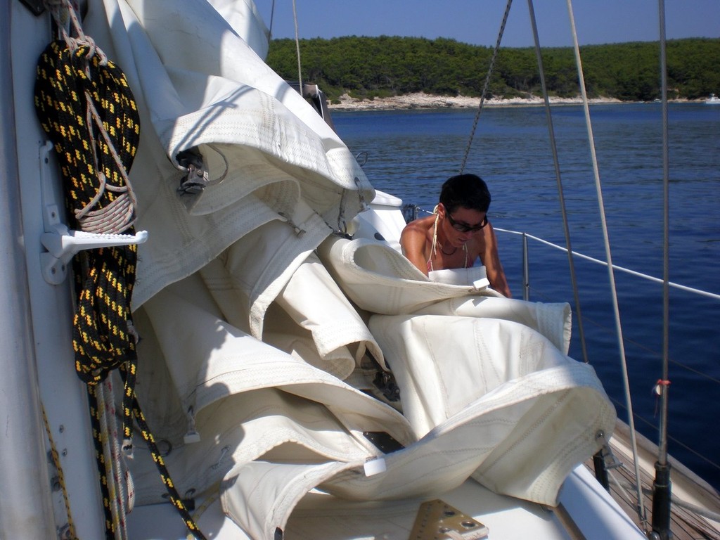 Time to catch up on maintenance © Yacht Balvenie