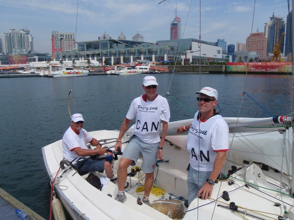 Canadian Sonar team, 2008 Paralympics Practice Race © Brian Todd