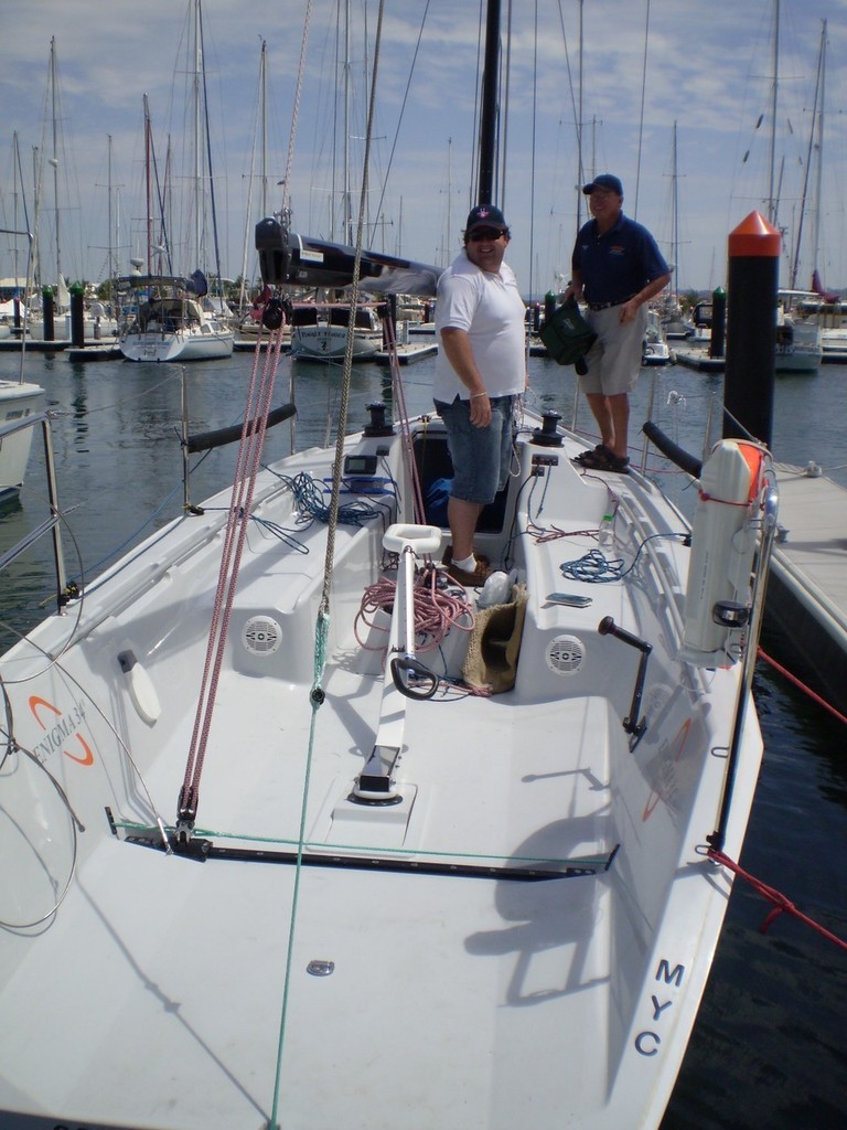 'Sir Robbo' returns to tiller steering - The Manly Hotel St Helena Cup 2007 photo copyright Tracey Johnstone taken at  and featuring the  class