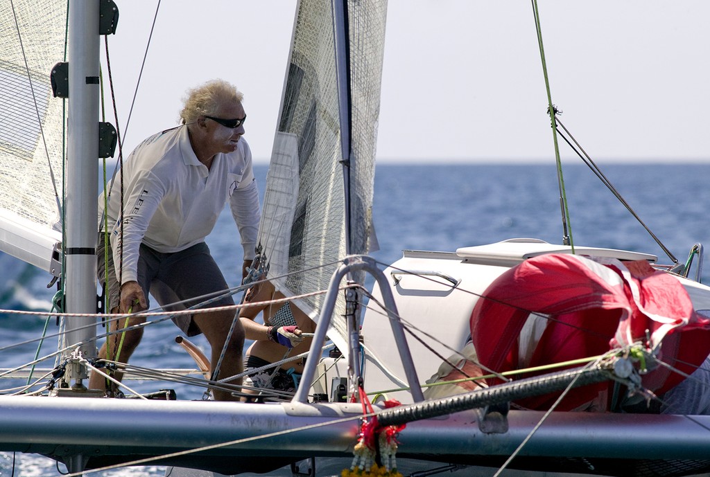 Phuket King’s Cup 2009. Mark Pescott, Firefly designer. © Guy Nowell http://www.guynowell.com