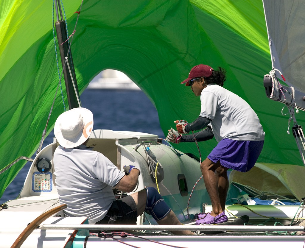 Phuket King’s Cup 2009. On board The Frog. © Guy Nowell http://www.guynowell.com