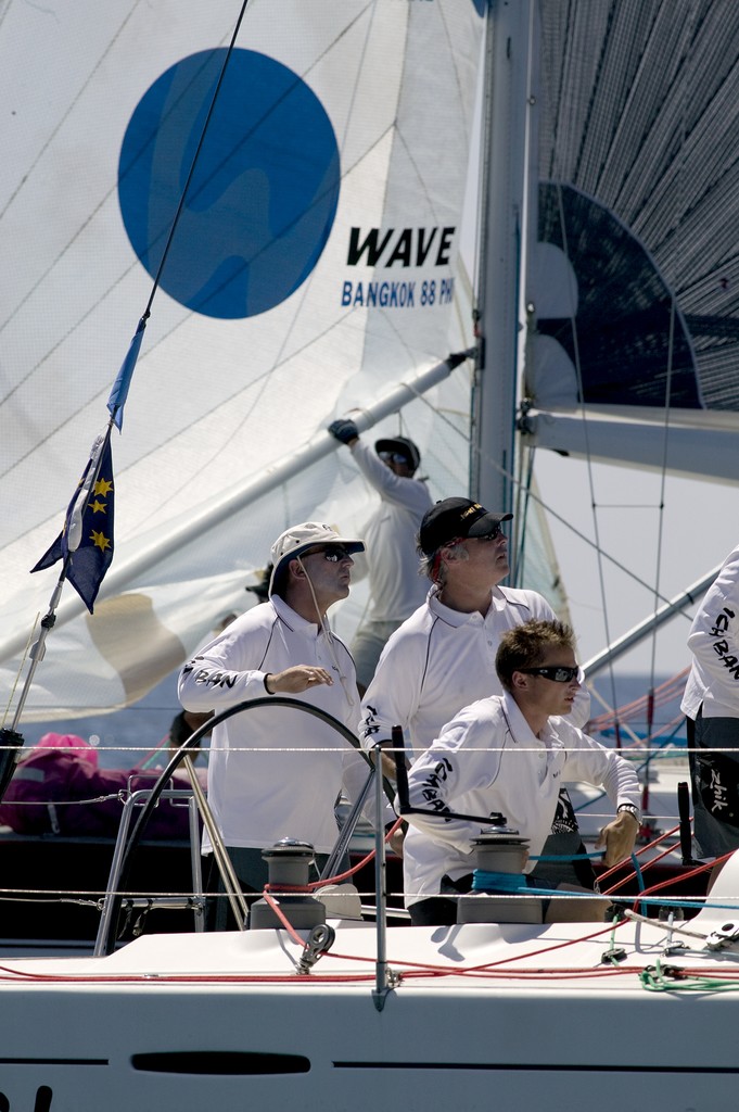 Phuket King’s Cup 2009. Matt Allen at the wheel, Ichi Ban. © Guy Nowell http://www.guynowell.com