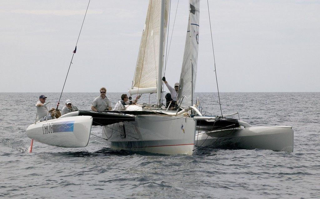Phuket King's Cup 2009. Thor. photo copyright Guy Nowell http://www.guynowell.com taken at  and featuring the  class