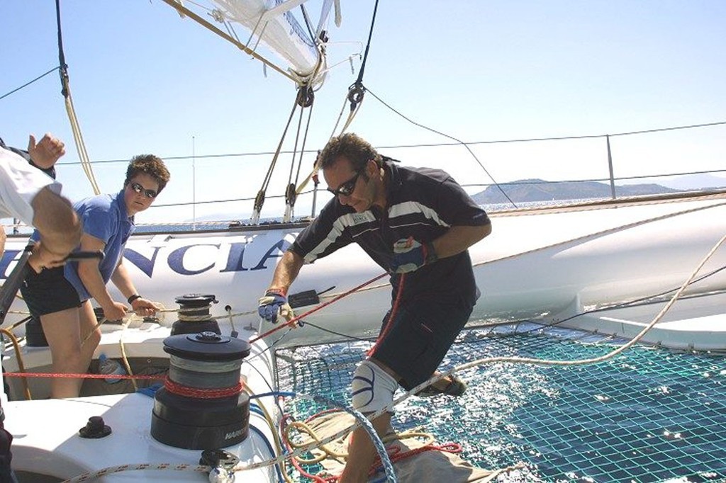 Trimming with Ellen McArthur © Sail-World.com /AUS http://www.sail-world.com