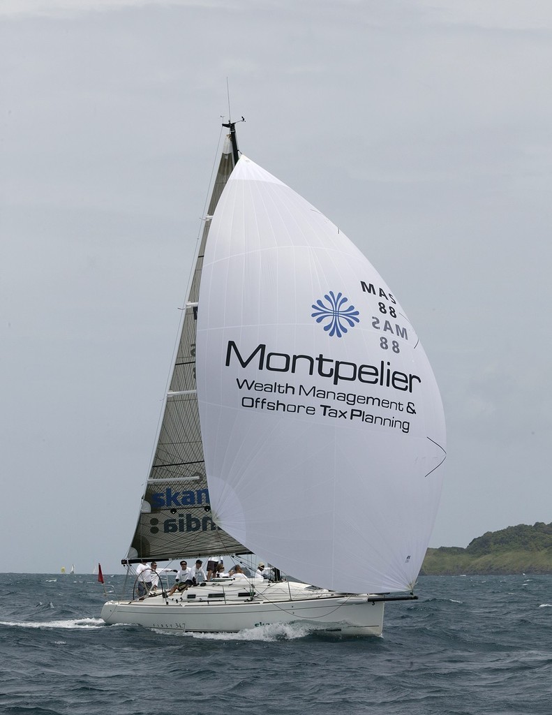 Six Senses Phuket Raceweek 2008. Endeavour of Whitby. Office Wallahs on fire. © Guy Nowell http://www.guynowell.com