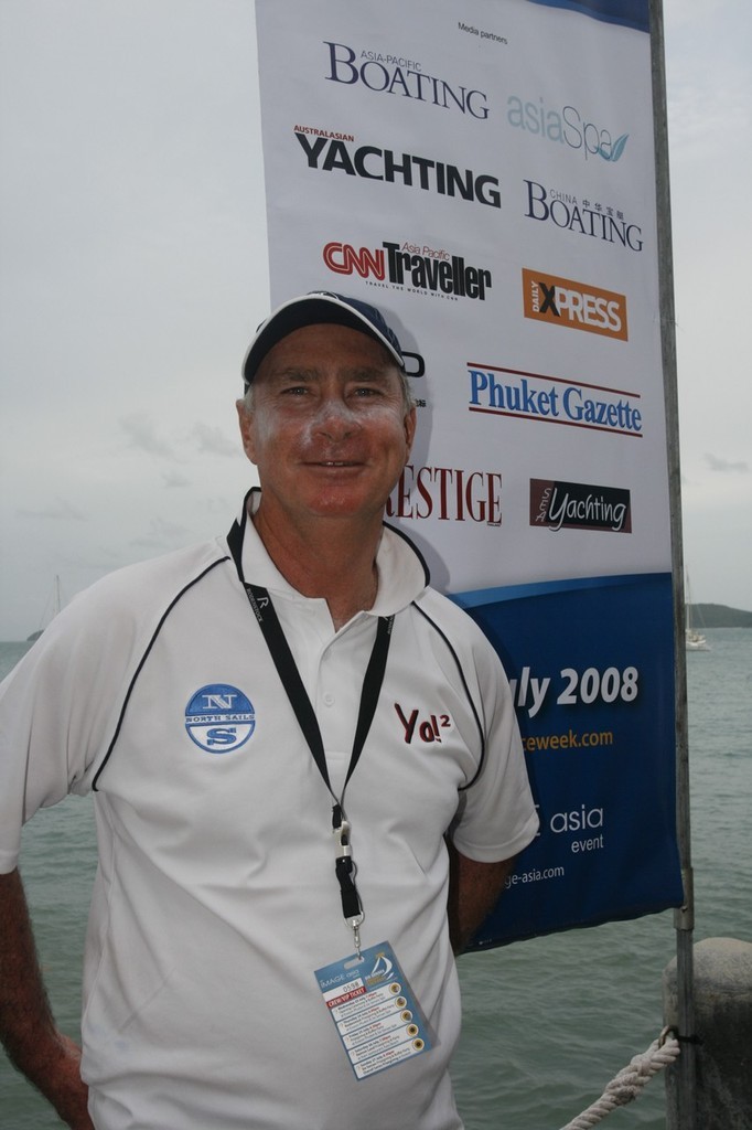Six Senses Phuket Raceweek 2008. Peter Ahern looking ’relaxed and tanned’ after 6 bullets from 6 races. © Guy Nowell http://www.guynowell.com