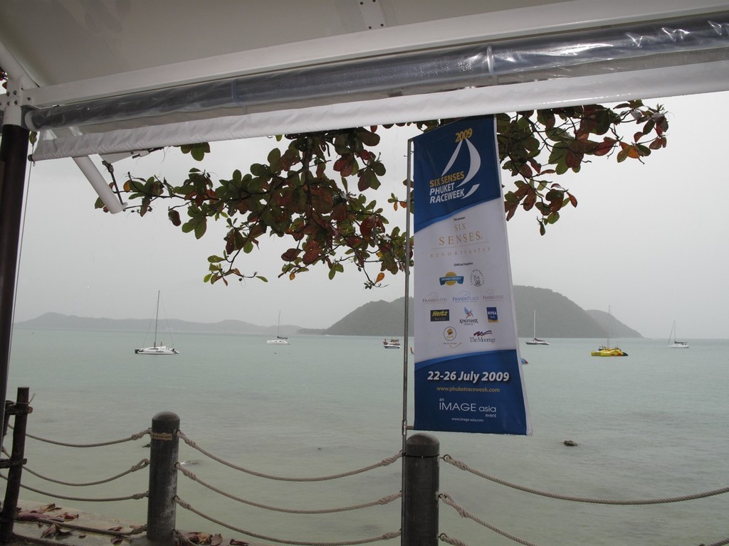 Six Senses Phuket Raceweek 2009. Wet, wet, wet. Registration Day. © Guy Nowell http://www.guynowell.com