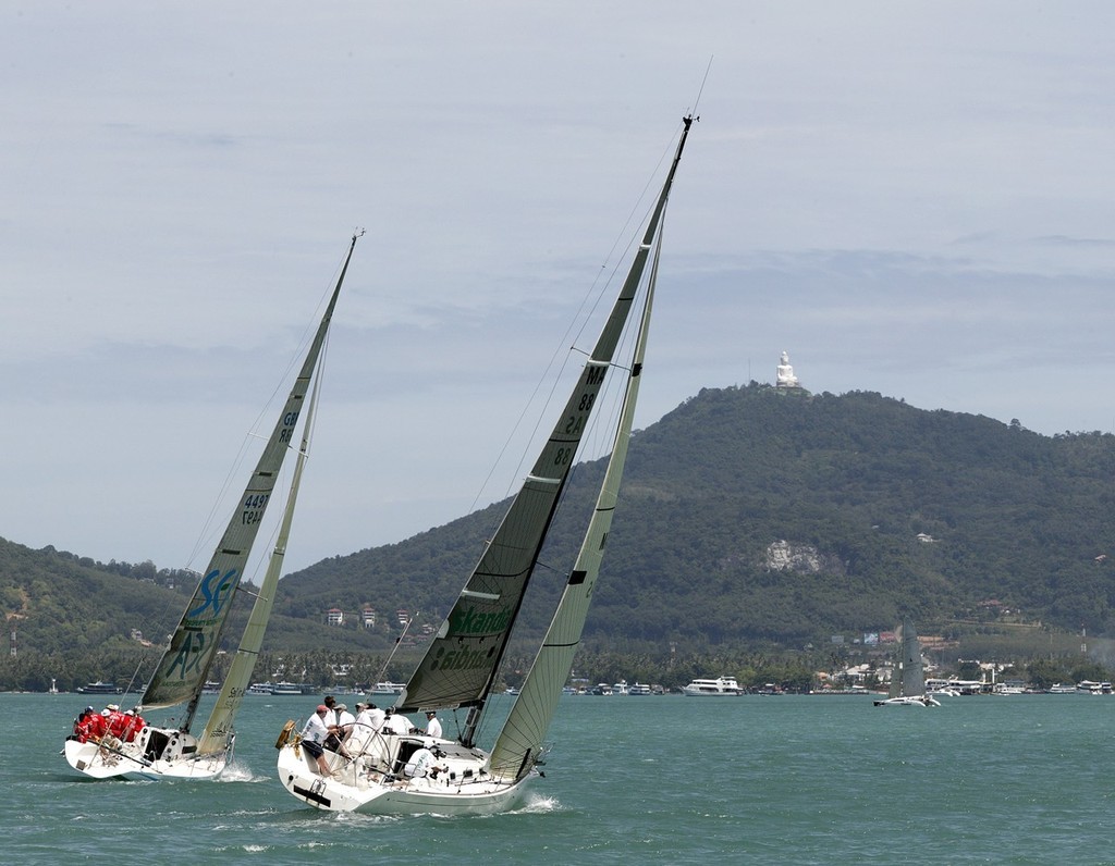 Six Senses Phuket Raceweek 2009. Madame Butterfly, Skandia Endeavour of Whitby. © Guy Nowell http://www.guynowell.com