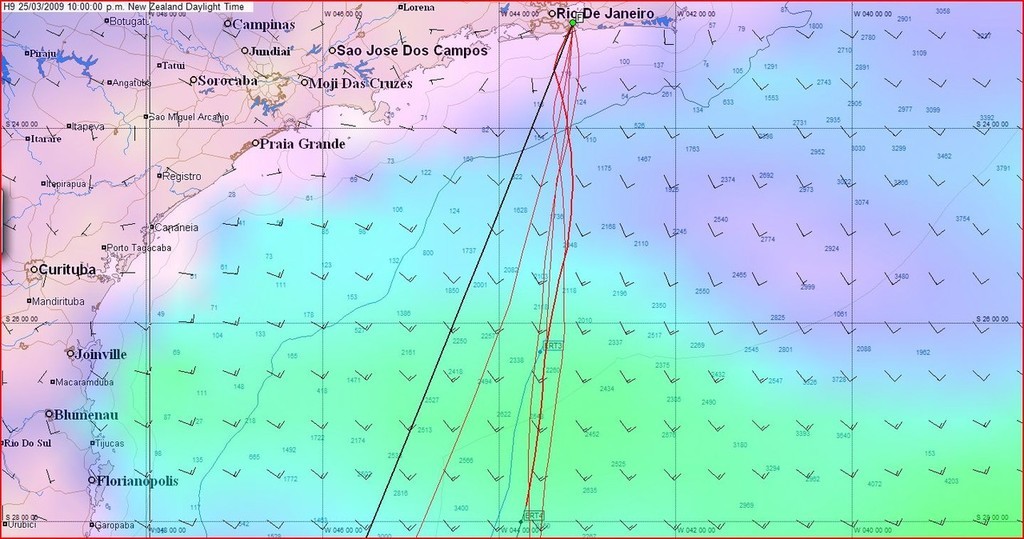 Current positions as at 2200hrs NZT 25 March or 0900hrs UTC © Predictwind.com/iexpedition.org www.predictwind.com