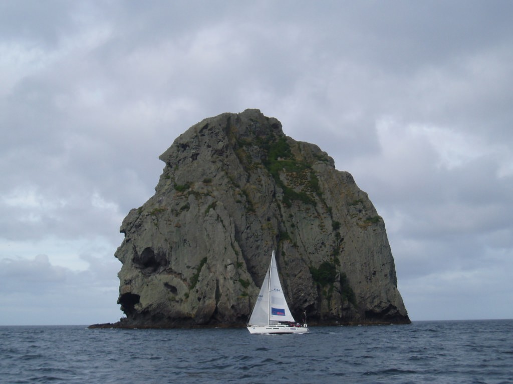 Passing Sail Rock photo copyright Jane Pares - IMB taken at  and featuring the  class
