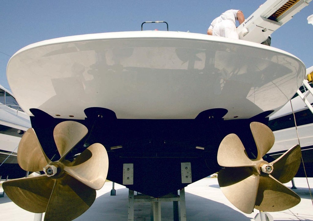 The large surface piercing propellers photo copyright Ocean Magazine http://www.oceanmagazine.com.au/ taken at  and featuring the  class
