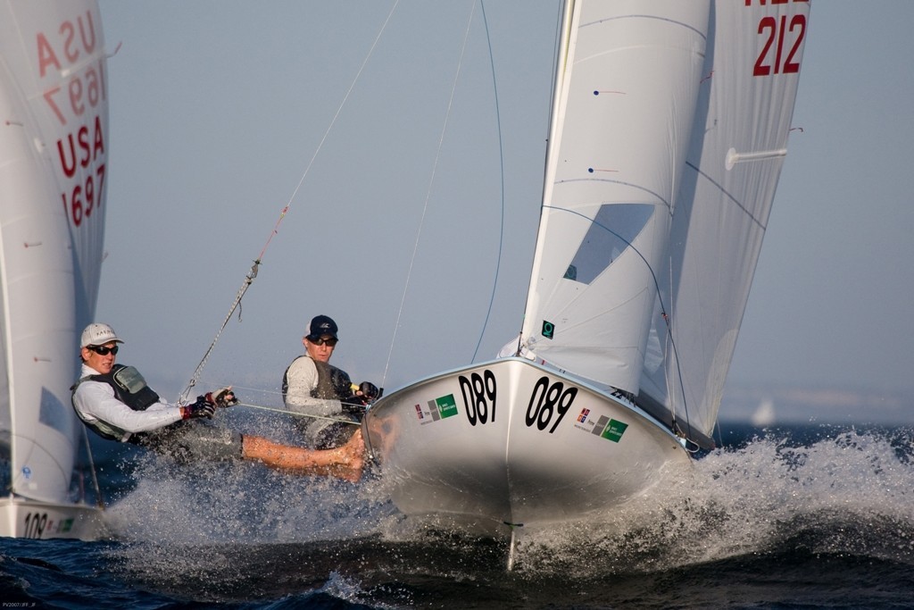 Peter Evans and Carl Burling - New Zealand&rsquo;s youngest ever Olympic sailing crew. photo copyright Event Media taken at  and featuring the  class