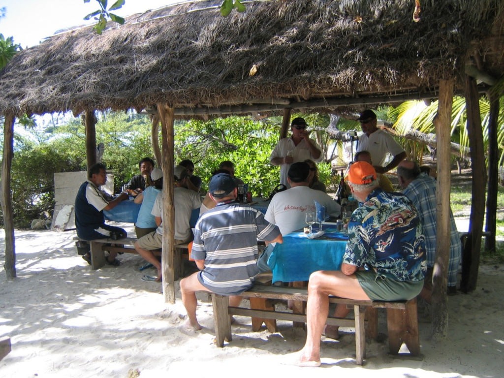 17.  Lunch at the Isle of Pines Lobster Restaurant photo copyright Charter World http://www.charterworld.com.au taken at  and featuring the  class