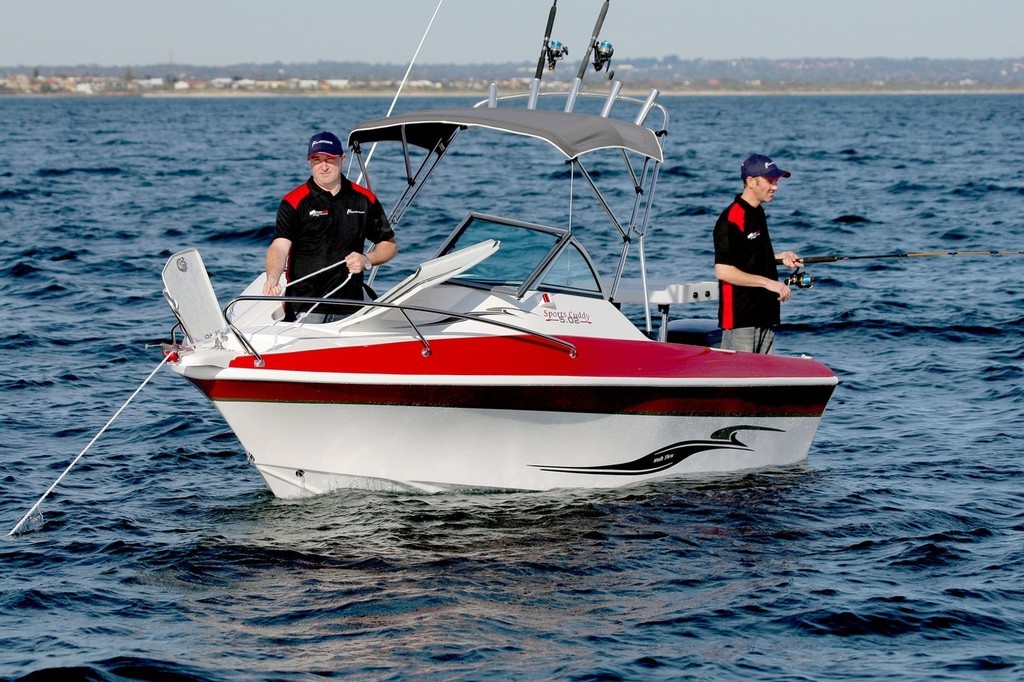 Anglers doing it easy aboard the latest rig from Streaker, this year destined to host the largest single display at the Melbourne Boat Show. - Melbourne boat show photo copyright BIA VIC http://www.biavic.com.au/ taken at  and featuring the  class