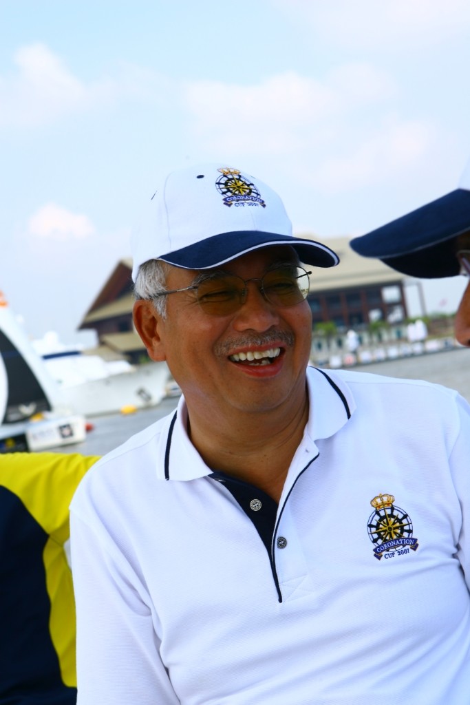 The current Prime Minister of Malaysia, Datuk Seri Najib Tun Razak. photo copyright Gareth Cooke Subzero Images/Monsoon Cup http://www.monsooncup.com.my taken at  and featuring the  class