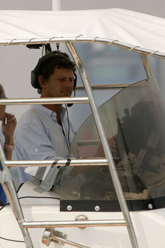 Qingdao Olympic Regatta 2008. Matt Connors 'resting the eyes'. photo copyright Guy Nowell http://www.guynowell.com taken at  and featuring the  class