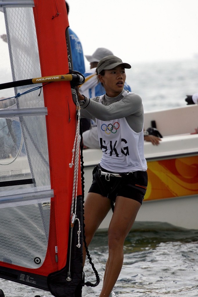 Qingdao Olympic Regatta 2008. Chan Wai Kei  (HKG). © Guy Nowell http://www.guynowell.com