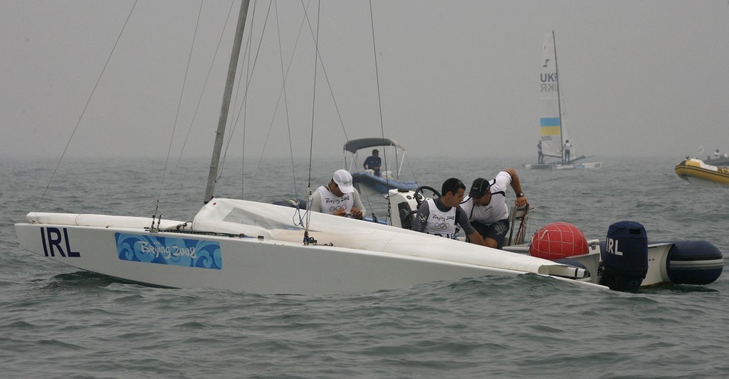 Qingdao Olympic Regatta 2008. Packing up to go home. © Guy Nowell http://www.guynowell.com
