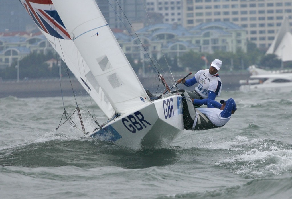 Qingdao Olympic Regatta 2008. Percy and Simpson (GBR). photo copyright Guy Nowell http://www.guynowell.com taken at  and featuring the  class