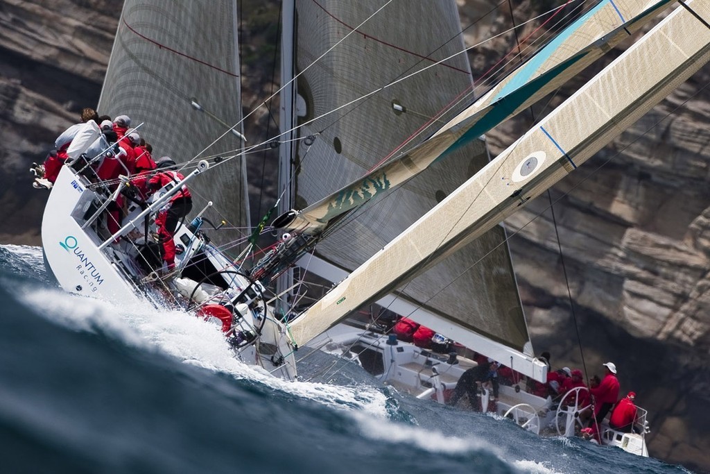 Sydney, 20-12-2008 <br />
The Rolex Trophy 2008 <br />
Ginger, Owner: Leslie Green, Sail n: 601 <br />
Quantum Racing, Owner: Ray Roberts, Sail n: 8899, State: NSW, Division: IRC, Design: Cookson 50 <br />
 ©  Rolex / Carlo Borlenghi http://www.carloborlenghi.net