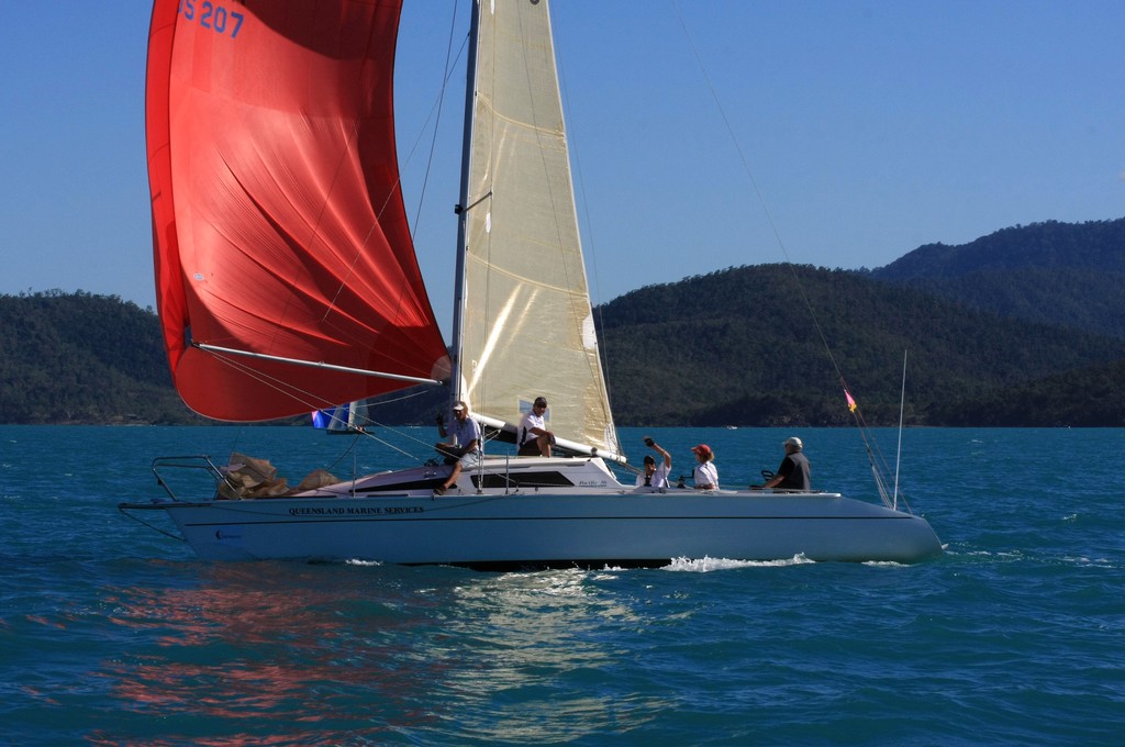 Queensland Marine Services (John Galloway) - Day 3 Meridien Marinas Airlie Beach Race Week photo copyright Airlie Beach Race Week media 2012 taken at  and featuring the  class