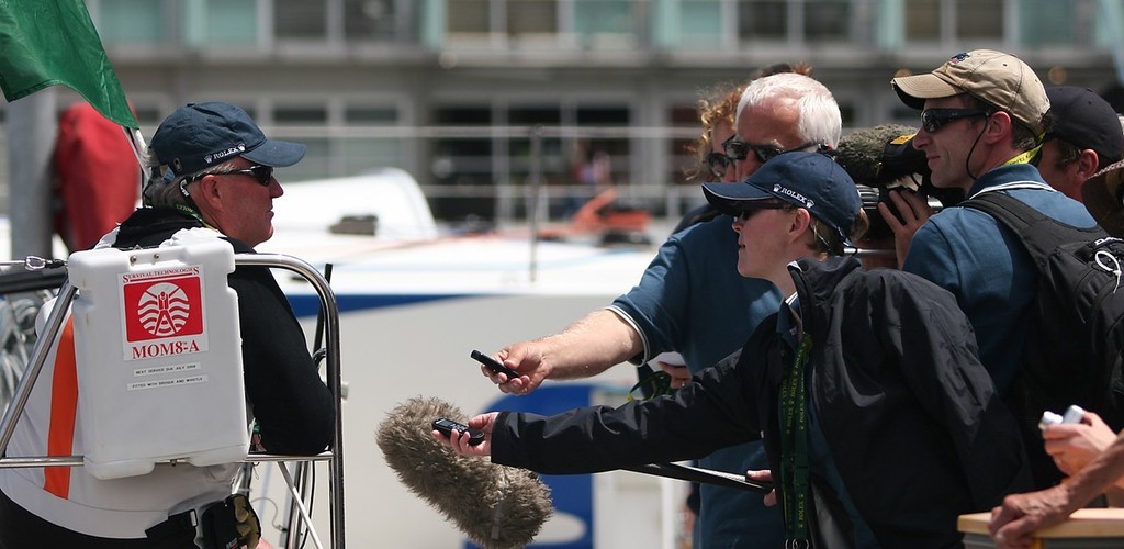 Quest skipper Bob Steel dockside interview - Rolex Sydney Hobart Yacht Race 2008 &copy; Crosbie Lorimer http://www.crosbielorimer.com