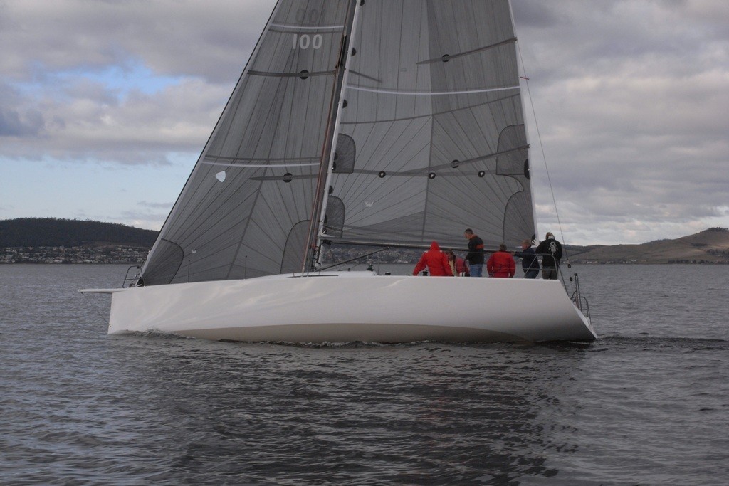 The homebuilt Bakewell-White 45, Crotty Dental and Legal, winner of the 2008 Launceston Hobart Race, taking a massive 9 hours off the race record. photo copyright Event Media taken at  and featuring the  class