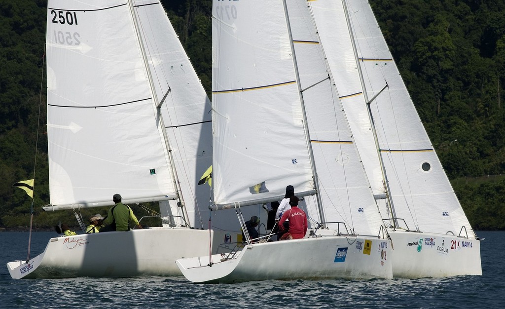 Royal Langkawi International Regatta 2010. Platus, joined at the hip © Guy Nowell http://www.guynowell.com