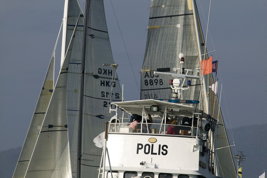 Royal Langkawi International Regatta 2010. Keeping an eye on the start line. photo copyright Guy Nowell http://www.guynowell.com taken at  and featuring the  class