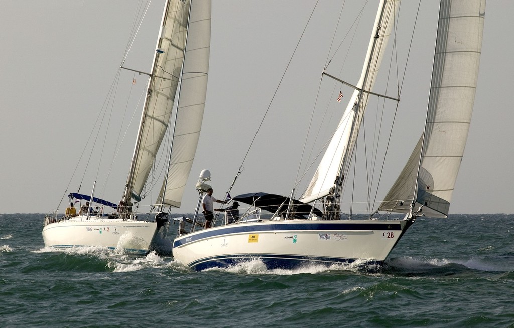 Royal Langkawi International Regatta 2010. Rascal (right) and Astra, Ocean Rover class. © Guy Nowell http://www.guynowell.com