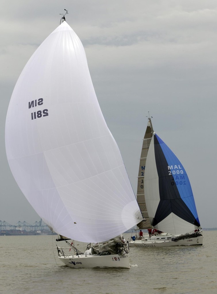 Happy Endings and Mata Hari. Raja Muda Selangor International Regatta 2008 © Guy Nowell http://www.guynowell.com