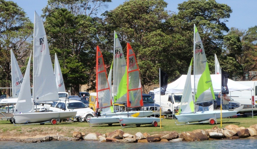 A flock of RS boats photo copyright Performance Sailcraft taken at  and featuring the  class