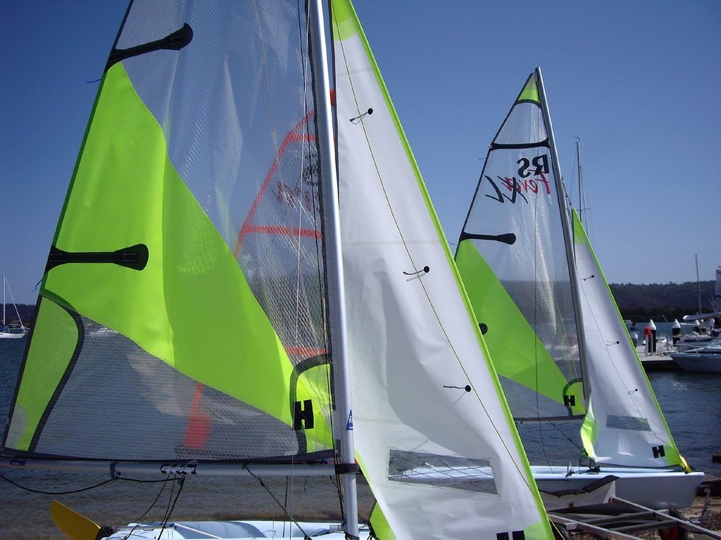 RS display at Gosford Sailing Club photo copyright Performance Sailcraft taken at  and featuring the  class