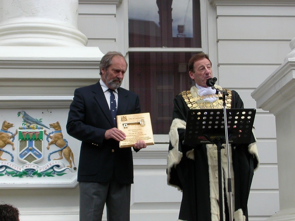 Ken Gourlay receiving keys to the city photo copyright SW taken at  and featuring the  class