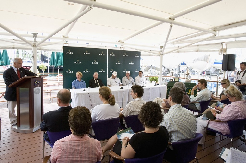 Rolex Sydney-Hobart 2007 Press Conference - Cruising Yacht Club of Australia, Sydney (AUS), 13/11/07  ©  Andrea Francolini Photography http://www.afrancolini.com/
