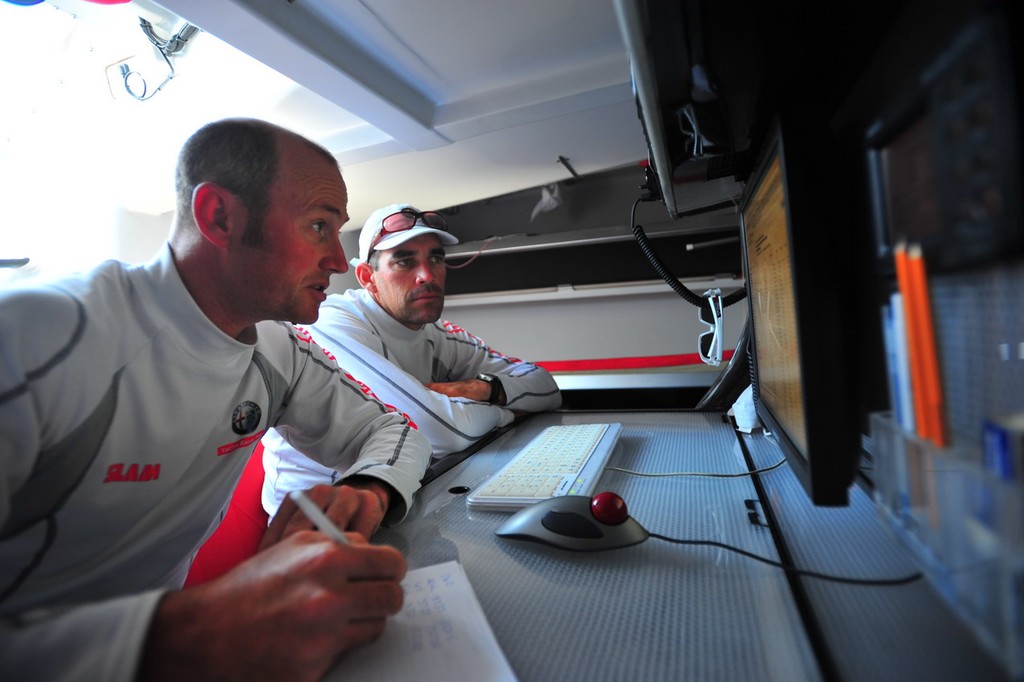 Navigation Station Alfa Romeo - Rolex Sydney Hobart 2009 photo copyright Murray Spence taken at  and featuring the  class