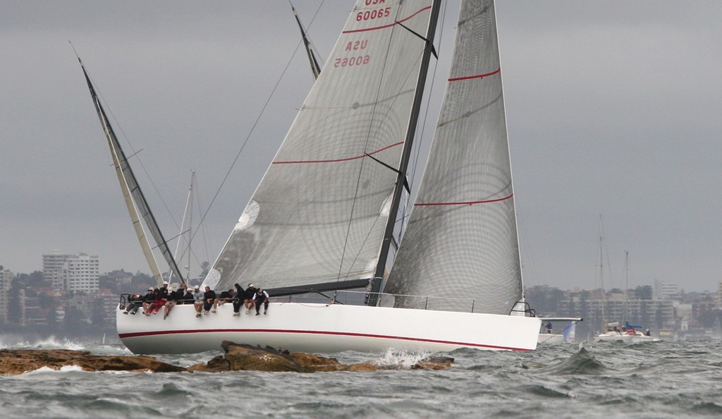 Rosebud heads for Shark Island - SOLAS Big Boat Challenge © Crosbie Lorimer http://www.crosbielorimer.com