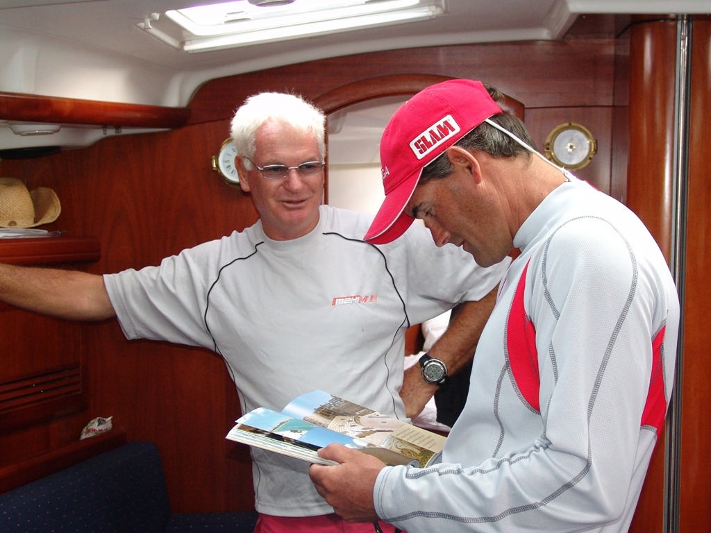 Russell aboard Cadiz © Ian & Andrea Treleaven