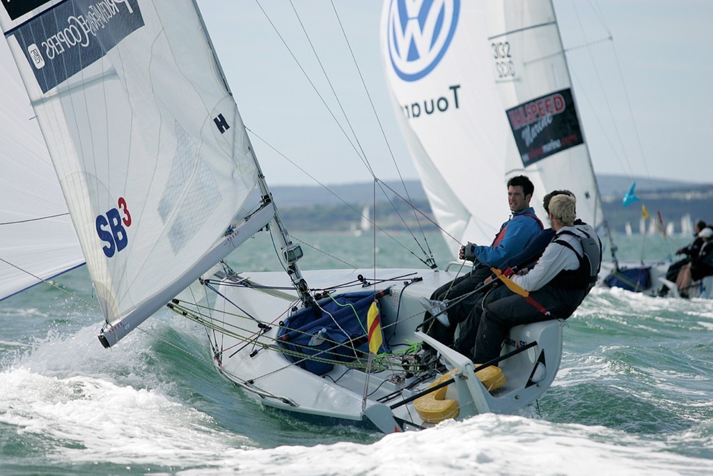 SB3’s in action photo copyright Skandia Geelong Week http://www.geelongweek.com taken at  and featuring the  class