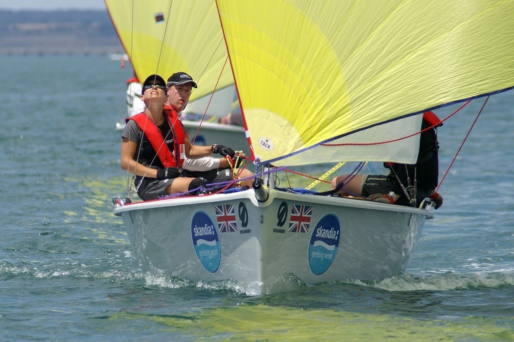 Vetrix SB3 Class Australian Championship - GBR1 - John Shelley photo copyright Teri Dodds http://www.teridodds.com taken at  and featuring the  class