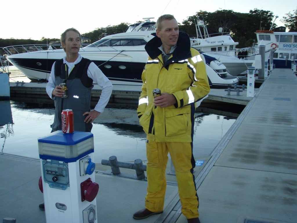 Caption: (L to R) Peter McCorquodale and Shane Guanaria from Torquil. Photo: David Bonallo - SSAA Pittwater to Port Stephens photo copyright SW taken at  and featuring the  class