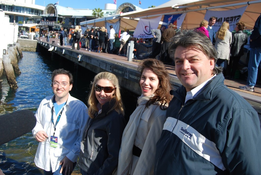Solar Challenge host Tim Levy with Hillary Buckman, Sonia Lipski and Gary Dickson photo copyright MIAA taken at  and featuring the  class