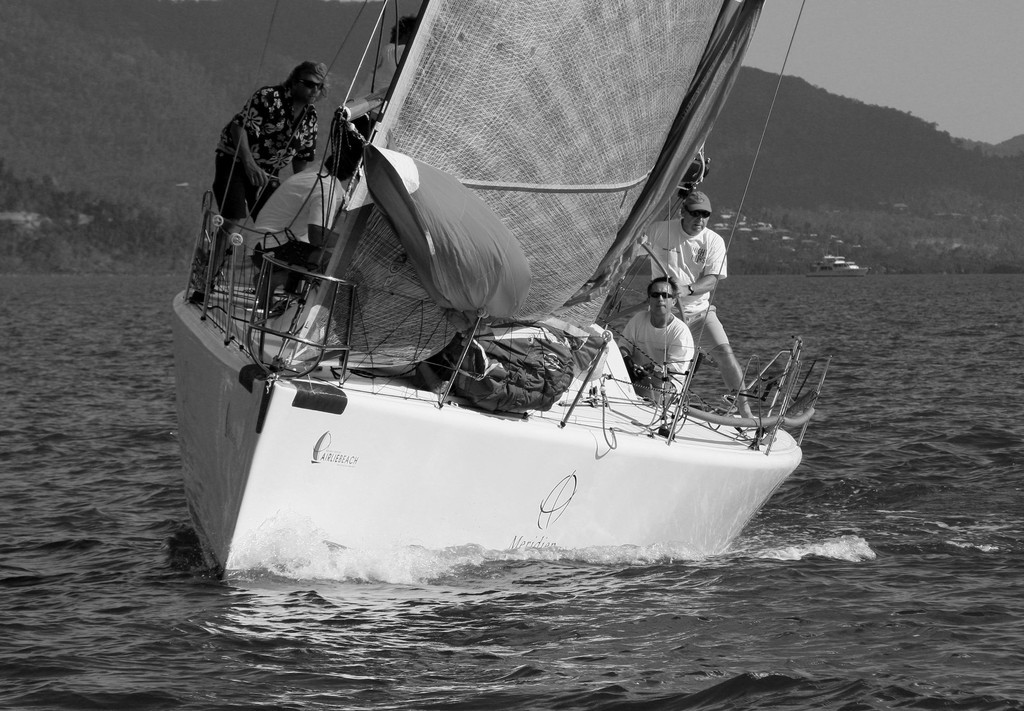 Spinnaker hoist on the Farr 40 Night Nurse - Meridien Marinas Airlie Beach Race Week Day 3 2009  
 photo copyright Sail-World.com /AUS http://www.sail-world.com taken at  and featuring the  class