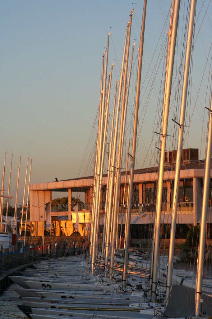 Sunset Day 5 Audi Etchells Worlds 2006 at Fremantle Sailing Club photo copyright Sail-World.com /AUS http://www.sail-world.com taken at  and featuring the  class