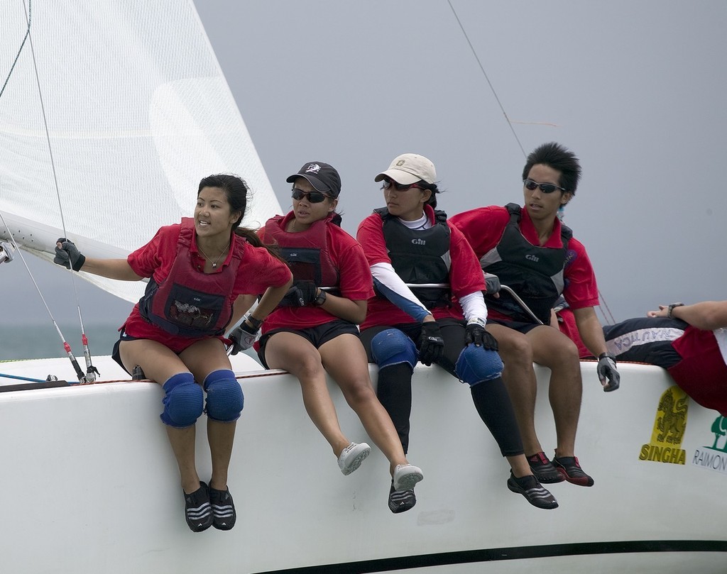 Top of the Gulf Regatta 2009, Ocean Marina Yacht Club, Pattaya, Thailand. Singapore Girls. Platu. © Guy Nowell http://www.guynowell.com