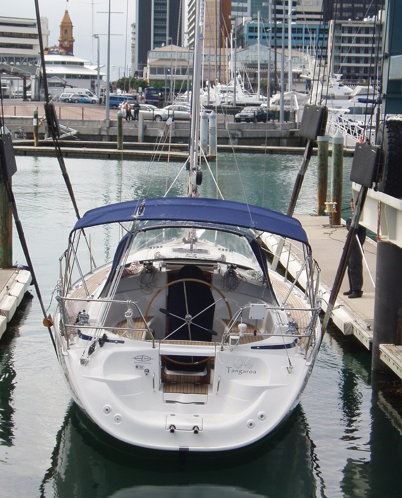 Tangaroa touches the water for the first time. photo copyright Jane Pares - IMB taken at  and featuring the  class