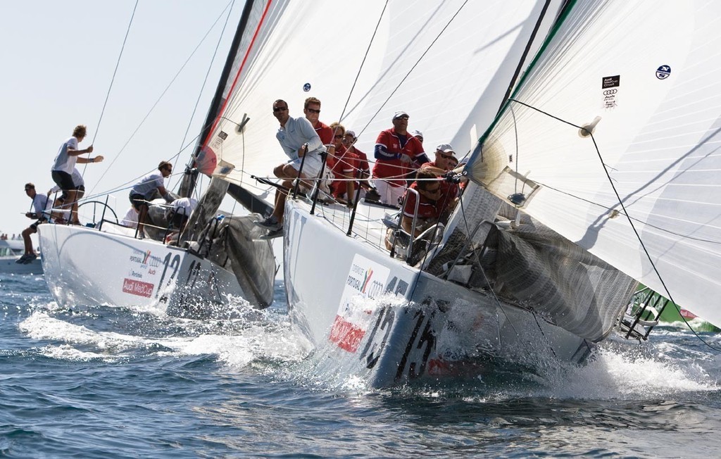 Tau Ceramica-Andalucia Cristabella at the top mark - portugal Trophy photo copyright Ian Roman/Audi MedCup http://2008.medcup.org/home/ taken at  and featuring the  class