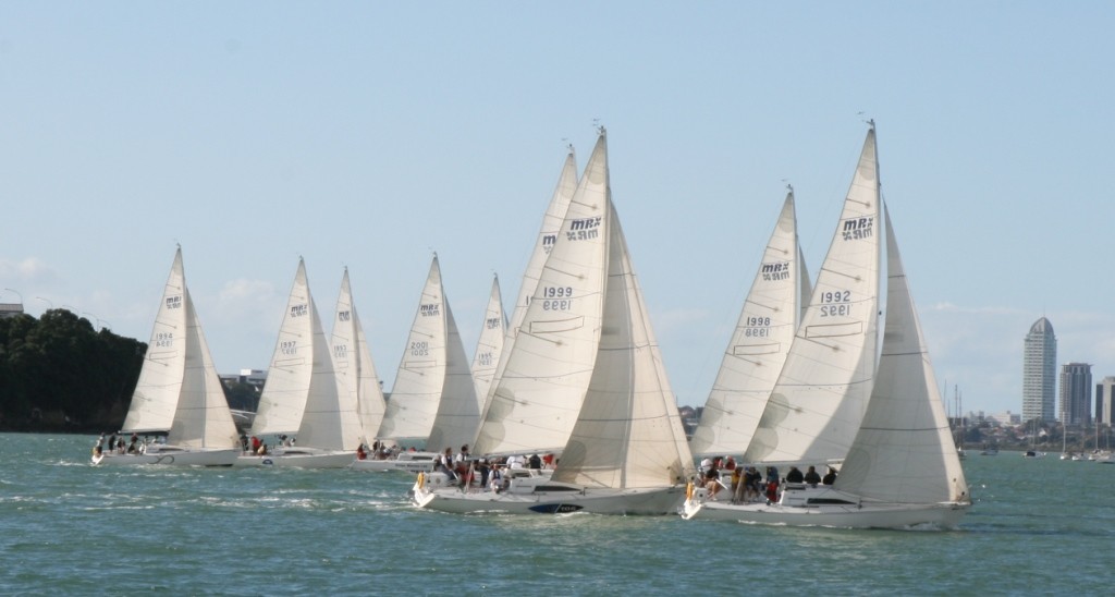 The start of the Inaugural NZ Marine Industry Sailing Challenge photo copyright MRX Yachting www.mrxyachting.co.nz taken at  and featuring the  class