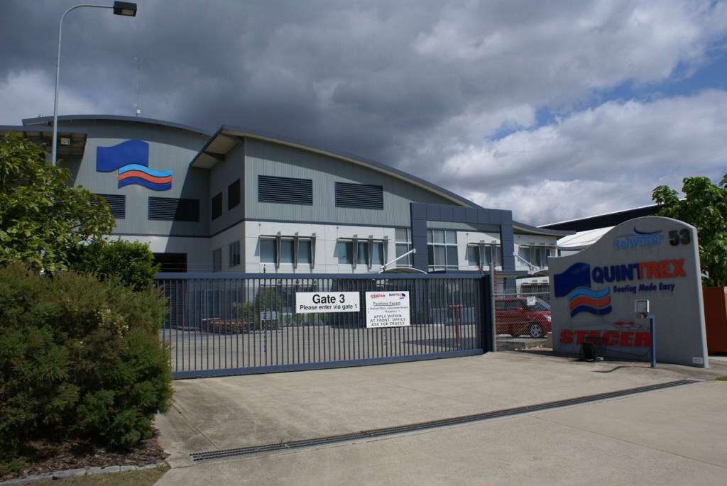 The sprawling manufacturing plants producing the Quintrex and.Stacer range of aluminium boats rate as Australia&rsquo;s largest boat manufacturing facility in terms of hulls built. photo copyright courtesy of the enterprises . taken at  and featuring the  class