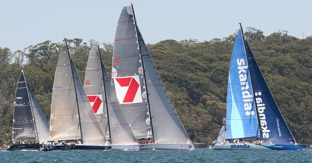 The start line - SOLAS Big Boat Challenge © Crosbie Lorimer http://www.crosbielorimer.com